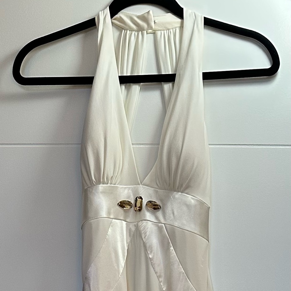 Morgan Forever Coctail Dress, Women (XS) Cream in Color.NWT.